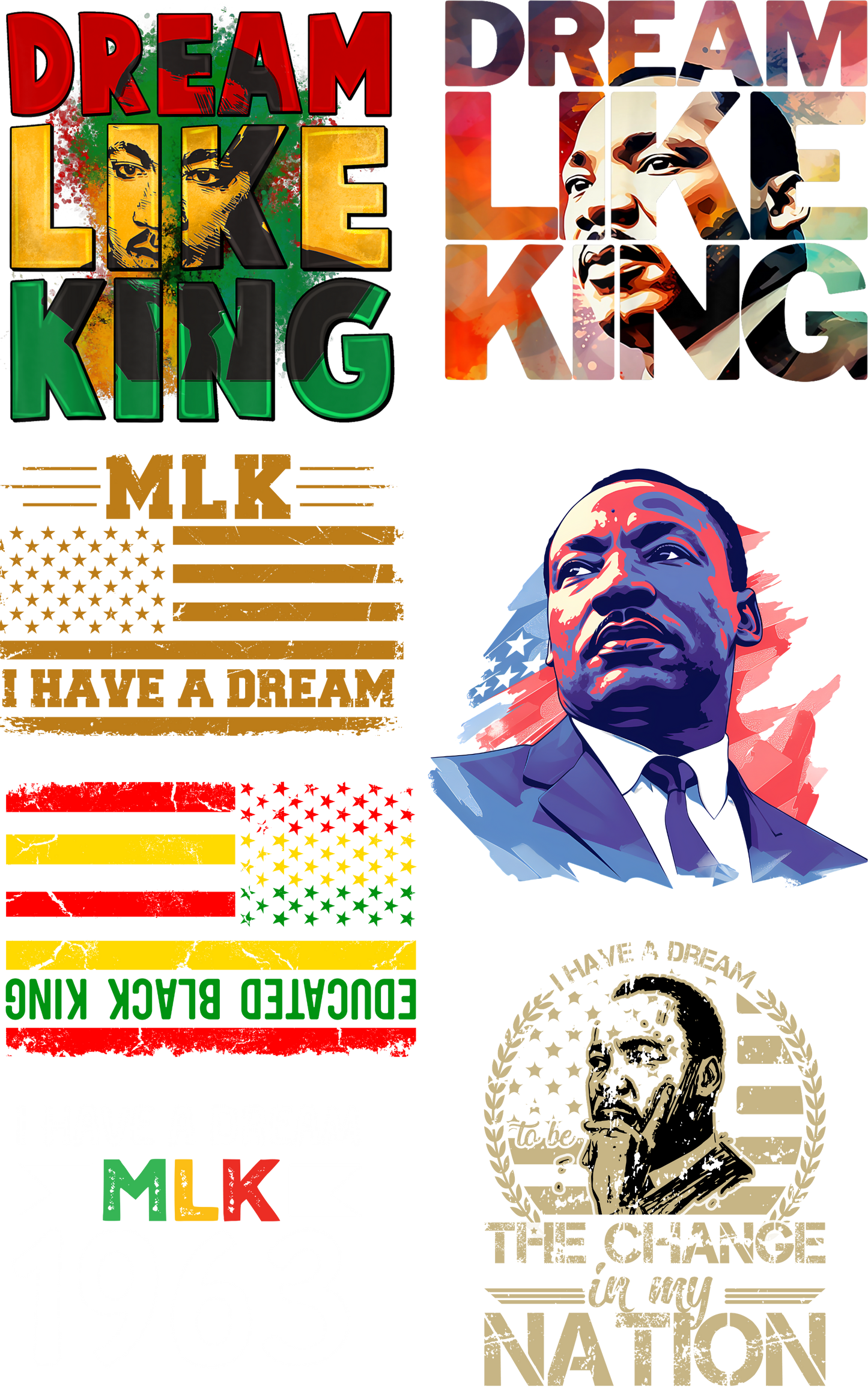 MLK Gangsheet 22.5"X36"