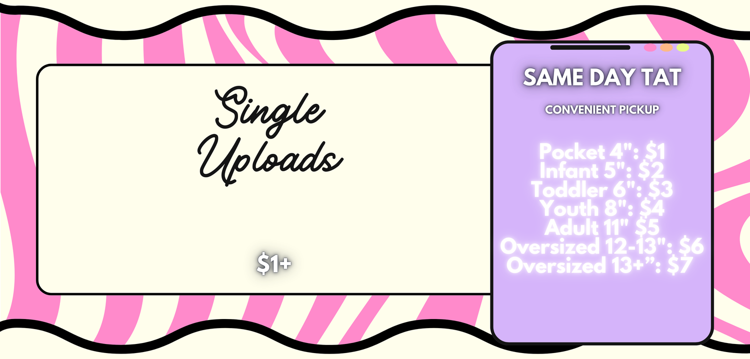 DTF SINGLE TRANSFERS