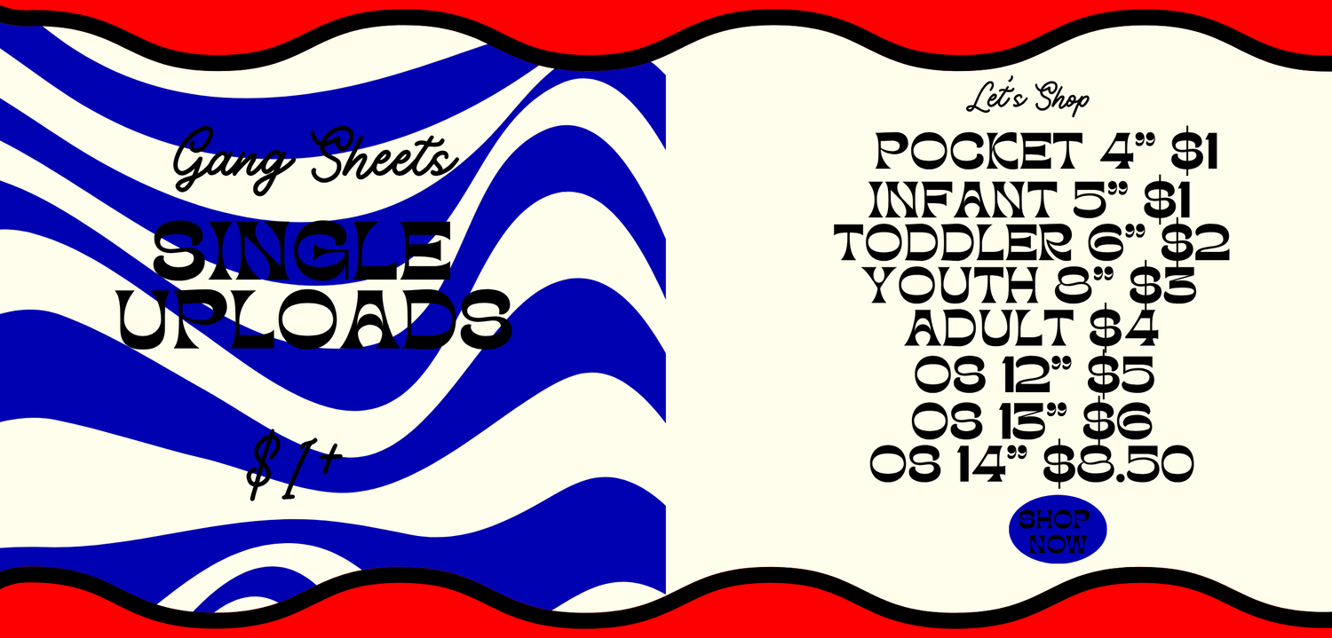 Gang Sheets/Single Prints