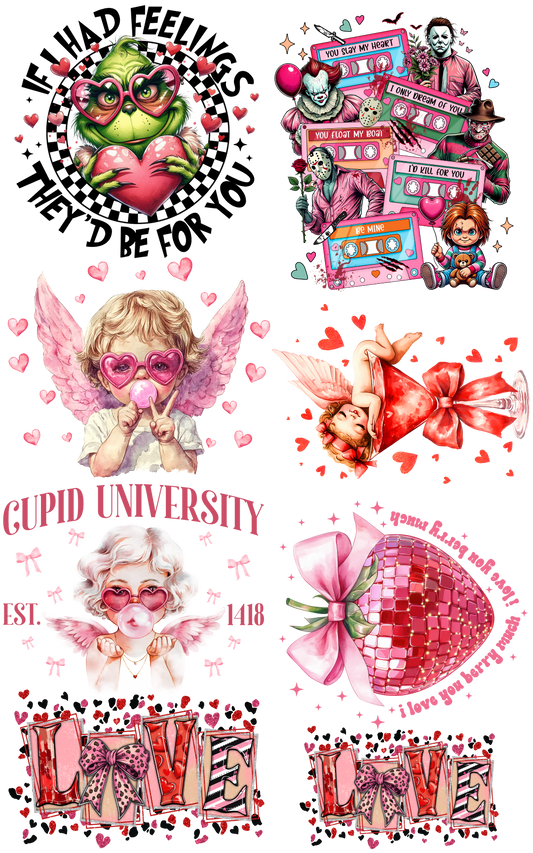 Valentines Gang Sheet 22.5"X36