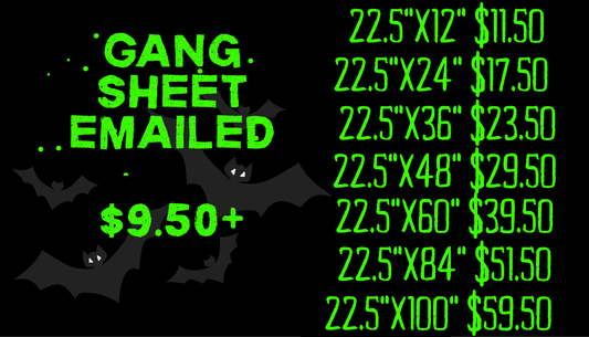 Gang Sheet (Emailed)