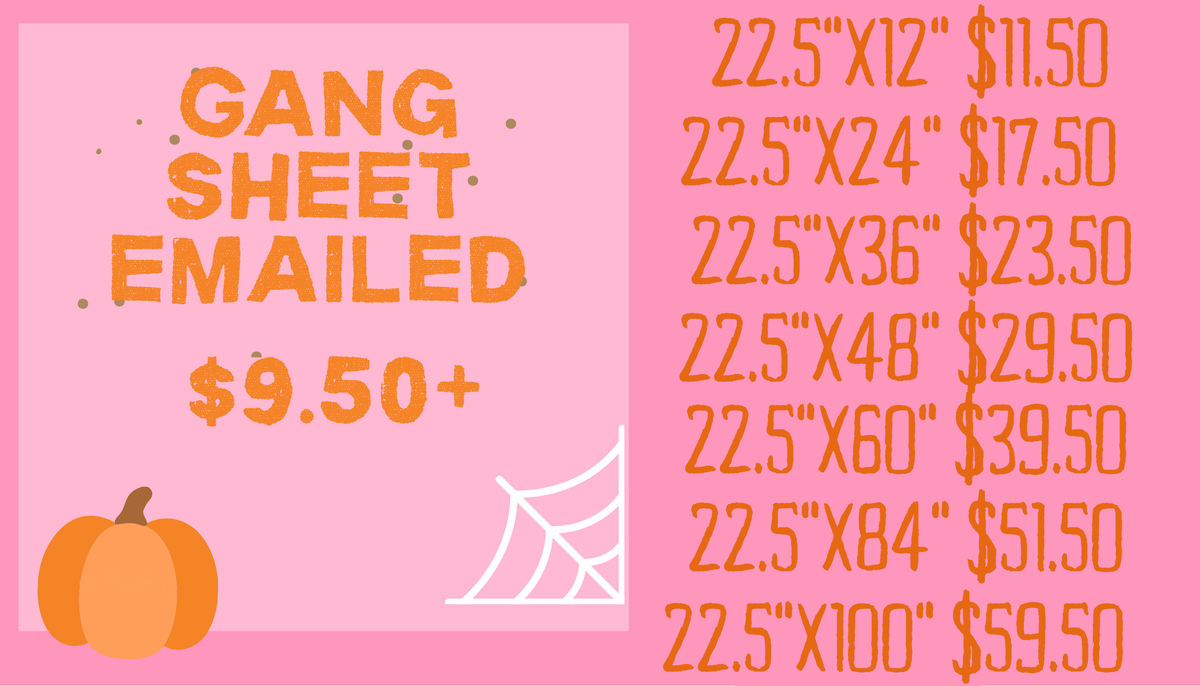 Gang Sheet (Emailed)