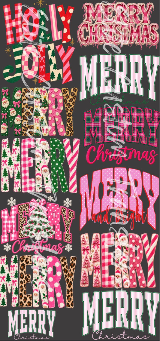Pink Christmas 48”