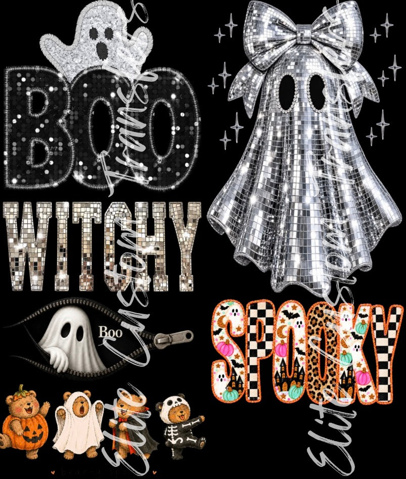 Halloween gang (6 adult designs)