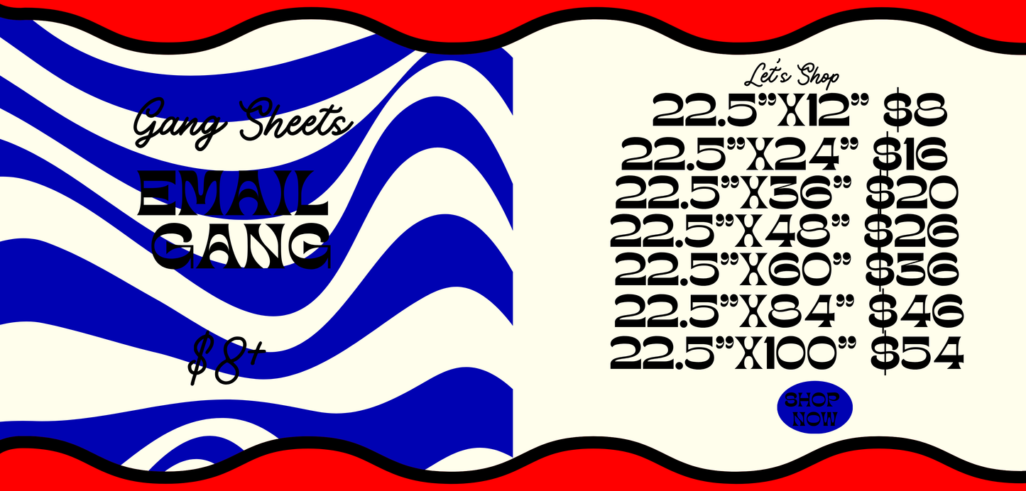 Gang Sheet (Emailed)