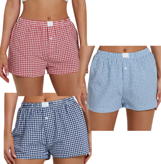 Gingham Shorts