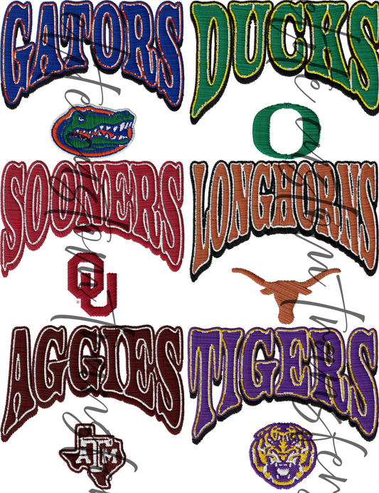 college patch 30"