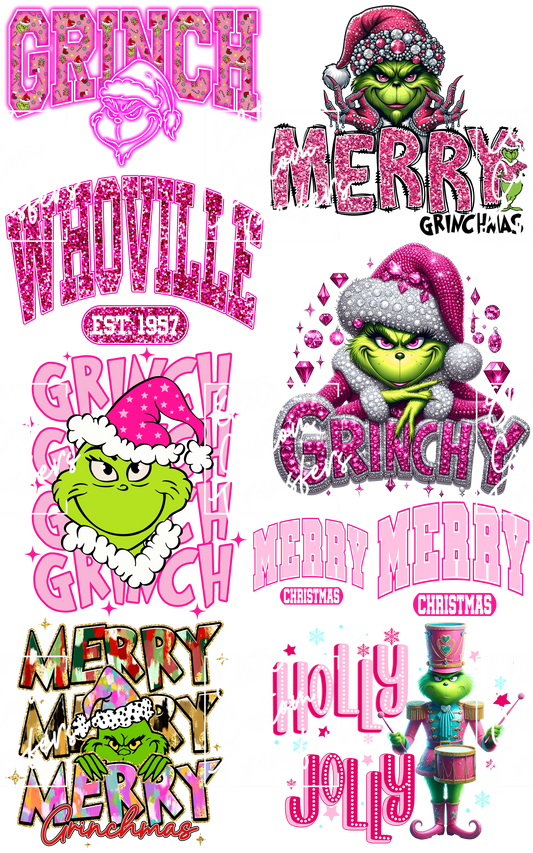 Pink Grinch Gang 23”X36”